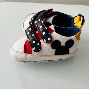 Disney Mickey Mouse Baby Shoes - White, Red, Black, Yellow